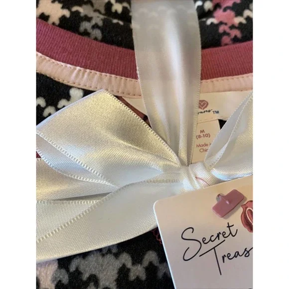 Women's Ladies' Pajamas Super Soft Velour PJ's 2-Pc Size M 8/10 Loungewear NWT - Picture 4 of 12